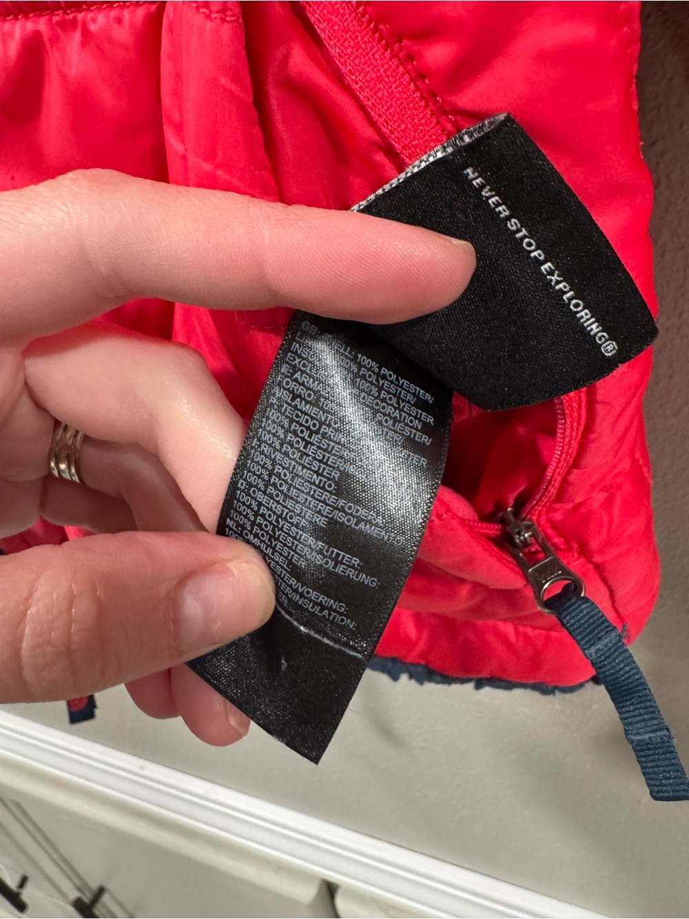 The North Face Girls Mossbud Swirl Reversible Jacket - Picture 10 of 11